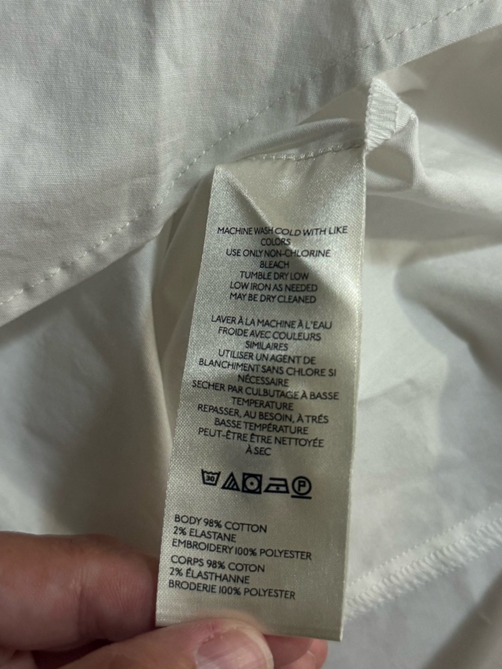 Maeve Monogram Buttondown Shirt - Picture 8 of 9